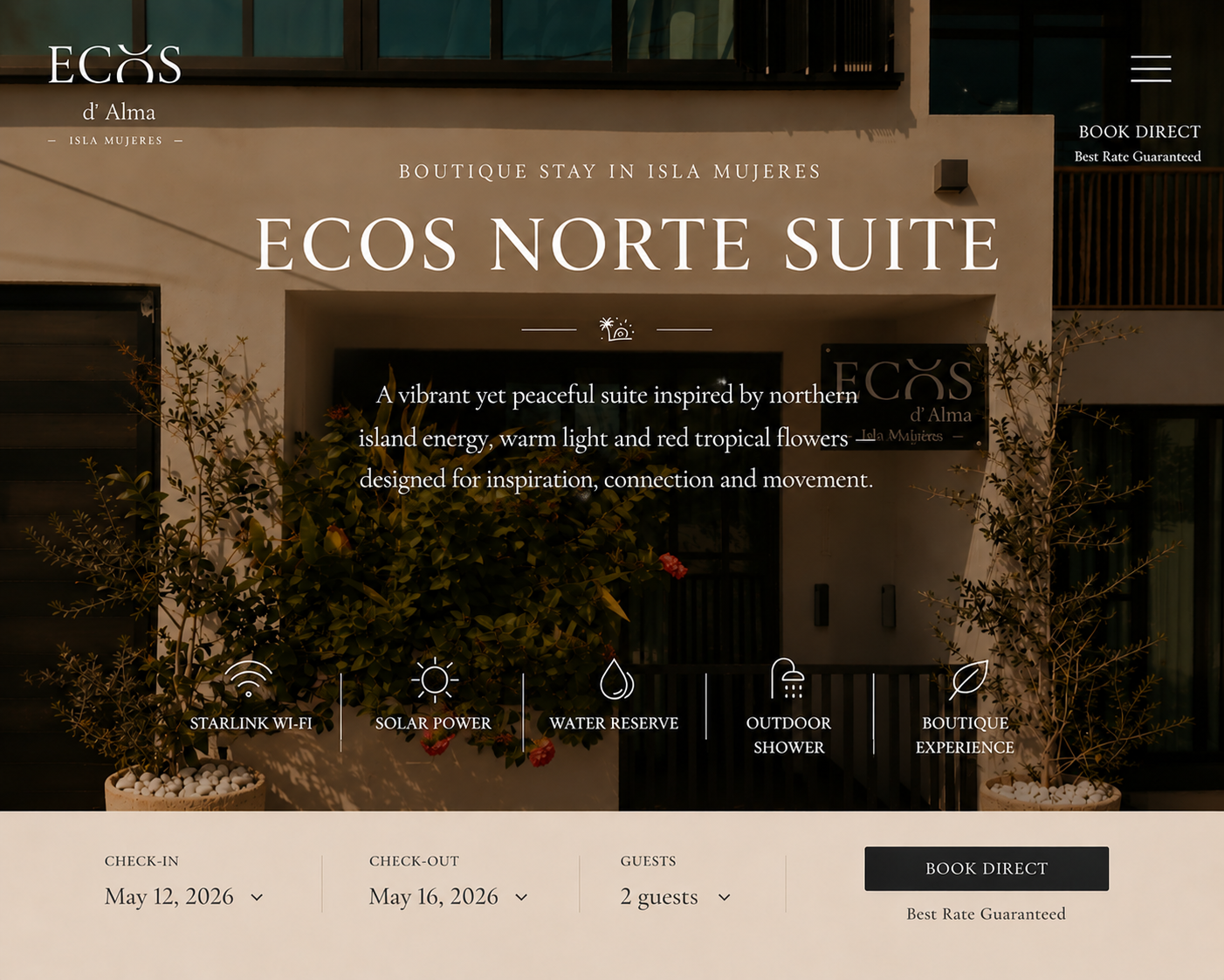 Ecos Norte Suite boutique hero